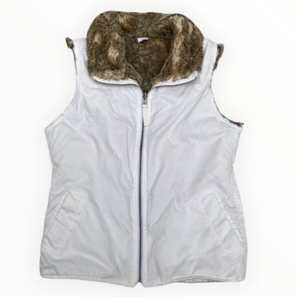 Gap Reversible Faux Fur Vest